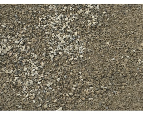 Nahaufnahme von Kies und Splitt
