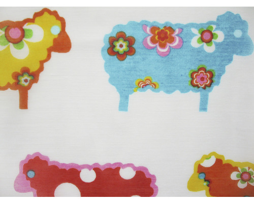 Stoff mit Schafmuster