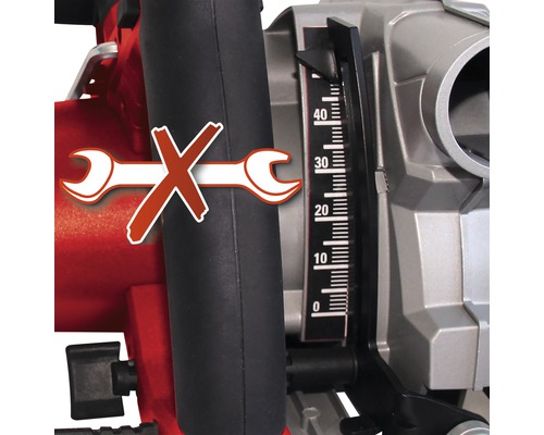 Sägeblattwechsel ohne Werkzeug