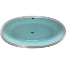 Freistehende Doppelbadewanne Ottofond Messina System Komfort - Lightsystem 71210 180x79x58 cm weiß-thumb-3