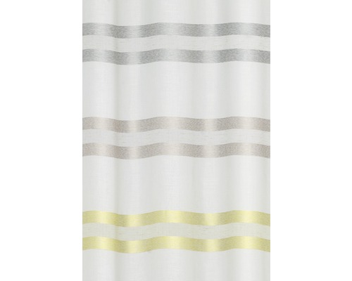 Gardine mit horizontalen Streifen