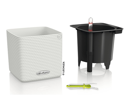 Lechuza Cube Cottage Pflanzgefäß mit Bewässerungssystem