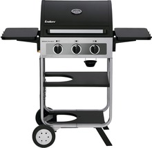 Gasgrill Enders Brooklyn 3 Brenner 54 x 113 x 106,5 cm schwarz silber inkl. Deckelthermometer, Grillrost, Warmhalterost, Seitenablage, Fettauffangschale Grillrost Edelstahl