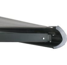 SOLUNA Kassettenmarkise Exclusiv 2x1,5 Stoff Dessin 320925 Gestell RAL 7016 anthrazitgrau Antrieb rechts inkl. Motor und Wandschalter-thumb-10