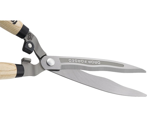 Heckenschere mit Holzgriff und Qualitätszeichen Geprüfte Sicherheit