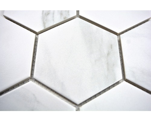 Sechseckige Marmorfliese