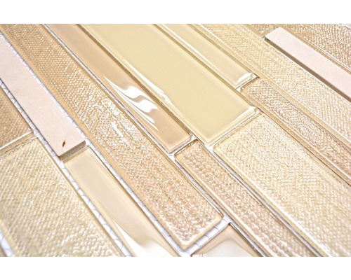 Mosaikfliese in länglicher Form