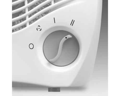 Detailansicht eines Ventilators mit Geschwindigkeitsregler