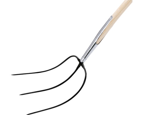 Garten Mistgabel mit Holzgriff und drei Zinken