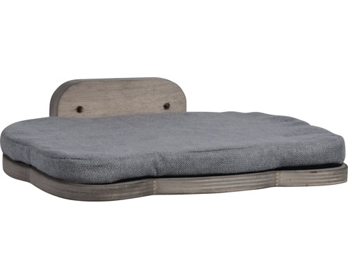 Wandliegefläche für Katzen mit Kissen