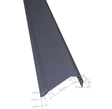 Illustration eines Dachrinnenwinkels mit Maßangaben