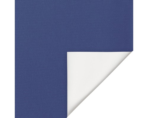 Blauer Stoff mit umgeschlagener Ecke