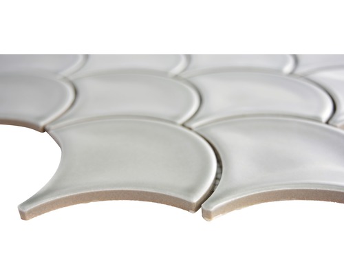 Keramik Mosaikfliesen im Fächerdesign