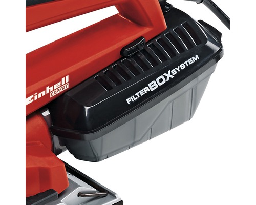 Einhell Expert Logo und Filterbox System