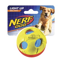 Nerf Dog Spielball für kleine Hunde, gelb und rot