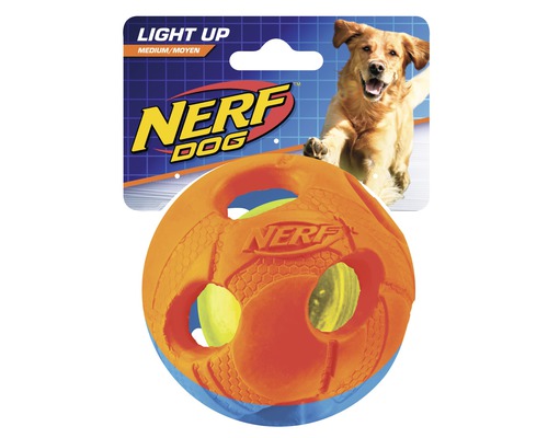 NERF Dog Sonic Ball Hundespielzeug – 2 Stück, Wasserabweisend, Für Alle Hunderassen (6,4 Cm)