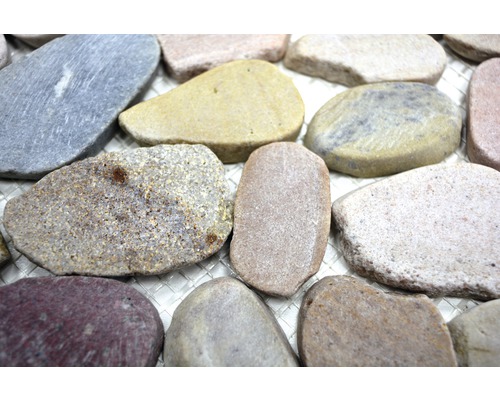 Natursteinmosaik XKS 404 32,0x32,0 cm braun beige grau Dekorative Natursteine für den Garten