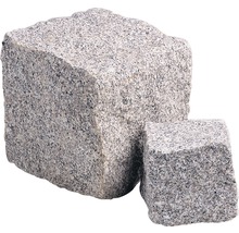 Pflasterstein Quadratpflaster Mosaikpflaster Granit grau 9 x 9 x 9 cm-thumb-1