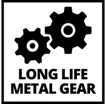 Langlebiges Metallgetriebe Symbol