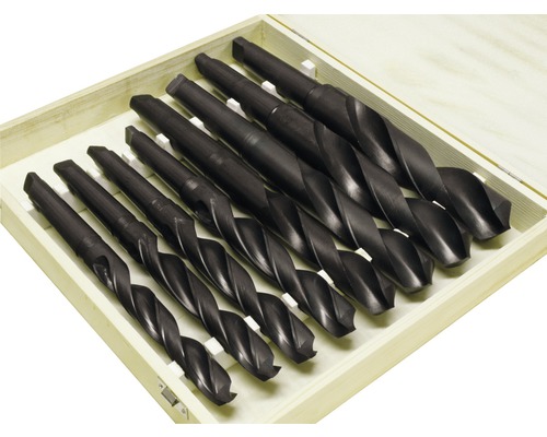 Bohrer-Set in Holzkassette
