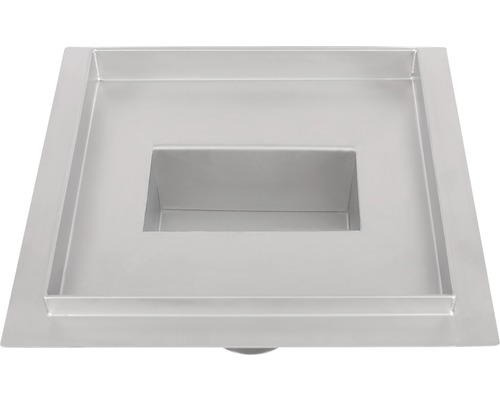 Edelstahl Duschrinne mit quadratischem Design