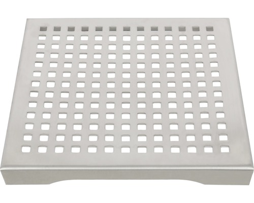 Auffangschale aus Metall mit quadratischen Löchern