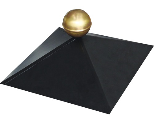 Zaunpfostenabdeckung mit Kugelaufsatz