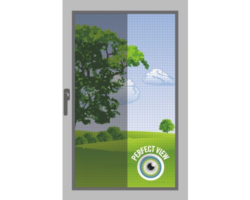Fensterfolie mit Landschaftsmotiv zur Reduzierung der Sonneneinstrahlung