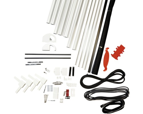 Komponenten für Insektenschutzgitter für Fenster