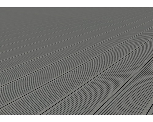 Graue Terrassendielen im Detail