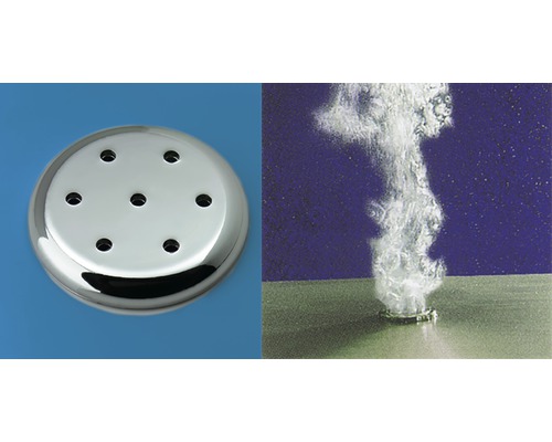 Luftsprudler mit Wassereffekt