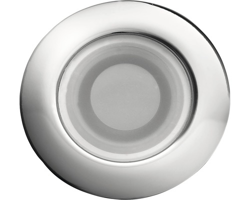 Runde Einbauleuchte mit Metalleinfassung