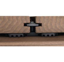 Konsta Terraflex Abstandhalter 9 mm für Holz-Unterkonstruktion mit Edelstahlschraube C1 5x50 mm 1 Pack = 30 Stück-thumb-10