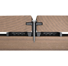 Konsta Terraflex Abstandhalter 9 mm für Holz-Unterkonstruktion mit Edelstahlschraube C1 5x50 mm 1 Pack = 30 Stück-thumb-9