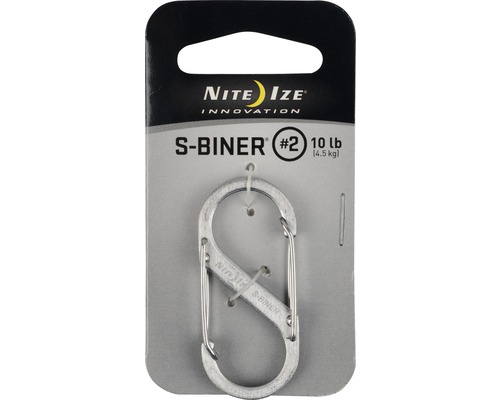 Nite Ize S-Biner Karabiner Größe 2 mit 4,5 Kilogramm Traglast