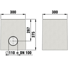 Hauraton Faserfix POINT Standard Hofsinkkasten aus faserbewertem Beton 300 x 300 x 375 mm-thumb-2