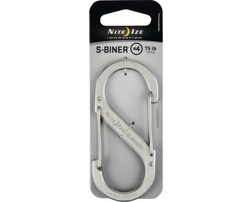 Nite Ize S-Biner Karabinerhaken Größe 4 mit 33 Kilogramm Traglast