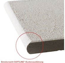 Beckenumrandung Leier PALAIS® Granite White SOFTLINE®-Sichtkanten 40 x 28 cm-thumb-1