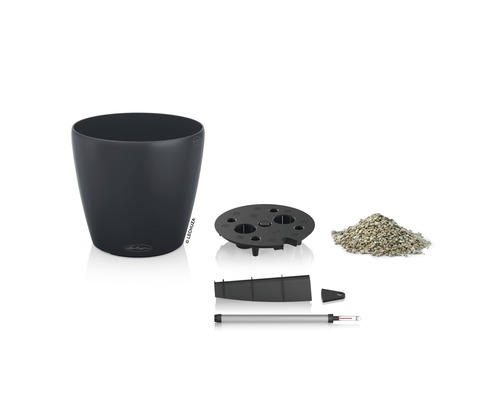 Blumentopf mit Bewässerungssystem und Zubehör