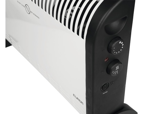 Eurom Heizlüfter mit Einstellknöpfen für die Temperatureinstellung