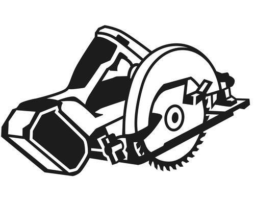 Kreissäge Illustration