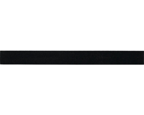 Naturstein Sockelfliese Granit Absolut Black 6x61 cm schwarz Rechteckiges schwarzes Profil