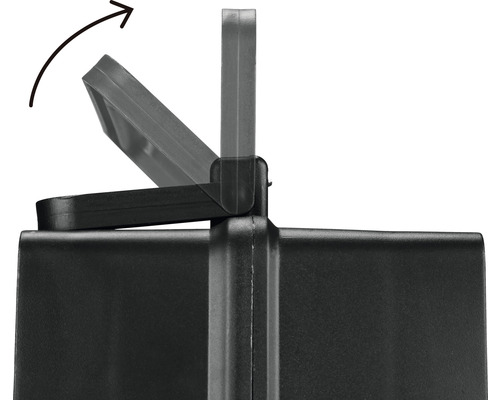 Verstellbarer Leuchtenkopf einer Arbeitsleuchte