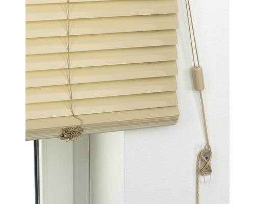 Horizontale Jalousie aus Kunststoff mit Bedienketten