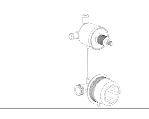 Unterputz-Thermostatbatterie für Dusche oder Badewanne