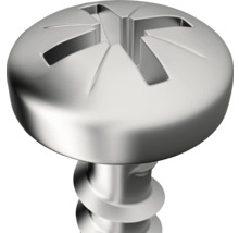 JD Plus Universalschraube Pan-Head 4,0x50 mm Pozidriv galv.verzinkt 200 Stück-thumb-3
