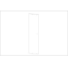 Duschwand Seitenwand mit Bohrungen