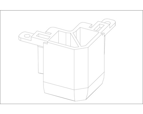 Perspektivische Darstellung eines Bauteils
