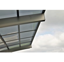 Überdachung mit transparentem Dach