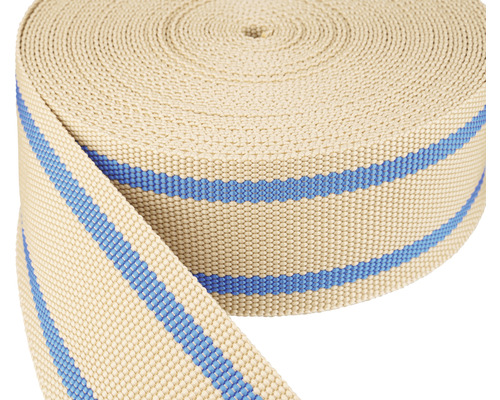 Polyester Gurtband auf Rolle mit Streifen